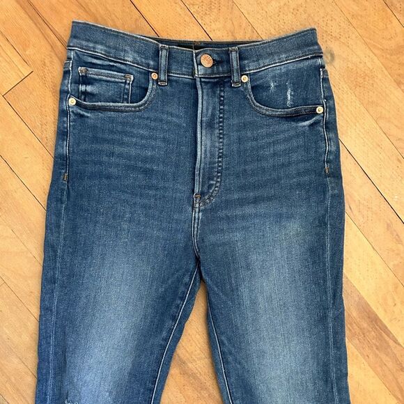 Express Slim Ankle Super High Rise Jeans - Picture 7 of 10